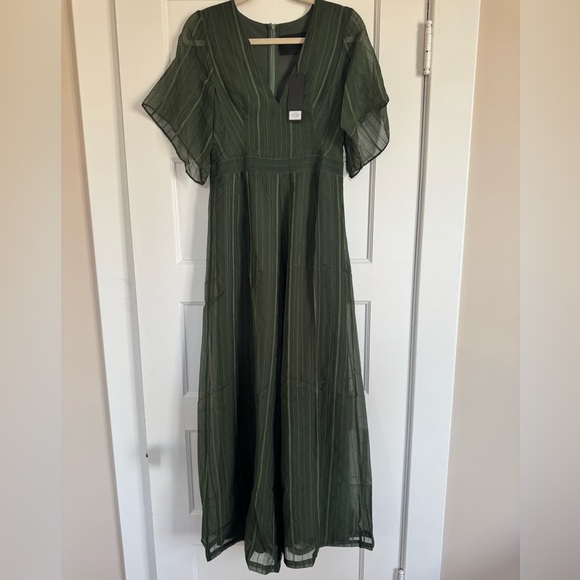 Vacate the Label Pants - Vacate the Label by Anthropologie Green Habitat Jumpsuit sz S NWT